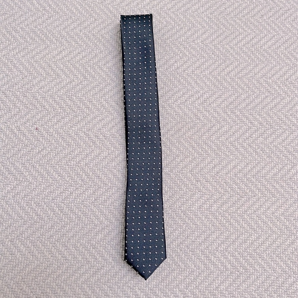 ZARA Boys Blue Tie with Dots